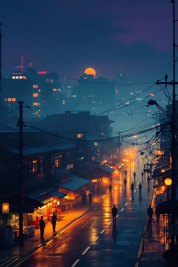城市微光海报
